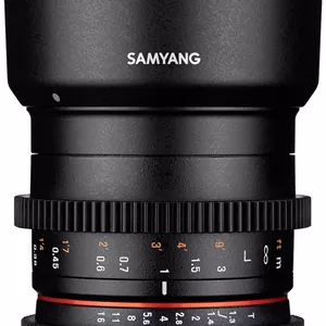 لنز ویدیویی 35 میلی‌متری Samyang T1.3 VCSC با فوکوس دستی برای فوجی X - مشکی