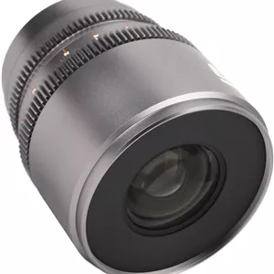 لنز سینمایی عمومی 25mm T2.1 با فوکوس فوق العاده طولانی 260 درجه و دیافراگم باز برای عکاسی پرتره (رنگ خاکستری تیتانیومی)