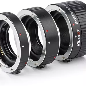 حلقه های افزایش فاصله ماکرو با فوکوس خودکار Viltrox با مانت فلزی 12mm 20mm 36mm برای لنزهای Canon EF & EF-S دوربین های DSLR مدل 760D 700D 90D 80D 70D 5D 6D 7D 1300D Rebel T6 T7 T5 T8i T7i T6i T6s T5i T4i SL3 