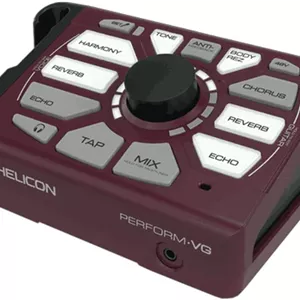 پردازشگر آکوستیک گیتار و وکال TC Helicon PERFORM-VG فوق‌العاده ساده با قابلیت نصب روی پایه میکروفون برای اجراهای انفرادی و دو نفره، سازگار با PC و Mac