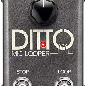 پدال لوپر دو دکمه ای آسان برای استفاده TC Helicon برای وکال و سازهای آکوستیک (DITTOMICLOOPER)