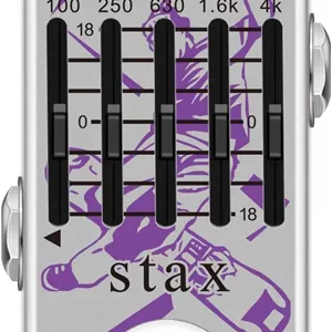 پدال افکت اکولایزر 5 باندی گیتار Stax، فرکانس های مرکزی: 100Hz، 250Hz، 630Hz، 1.6kHz، 4kHz