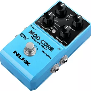 پدال مُدلاسیون NUX Mod Core Deluxe MKII با 8 نوع مُدلاسیون، خروجی مونو یا استریو، مسیریابی پیشرفته