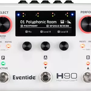 پدال مولتی افکت هارمونایزر Eventide H90 با 64 الگوریتم، MIDI ورودی/خروجی/Thru، قابلیت USB، ویرایشگر نرم افزار، Tap Tempo، 2 ورودی Expression، بلوتوث و تیونر