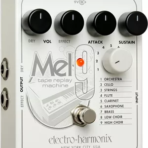 افکت گیتار الکتریک Electro-Harmonix با سینتی سایزر فیلتر MEL9، دستگاه پخش نوار