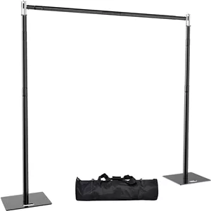 پایه پس زمینه دیپه و دراپ، 3 متر در 3 متر، پایه پس زمینه قابل تنظیم و سنگین، پایه پس زمینه با پایه فلزی، پایه پس زمینه برای مهمانی ها، عکاسی، عروسی، تزئین تولد