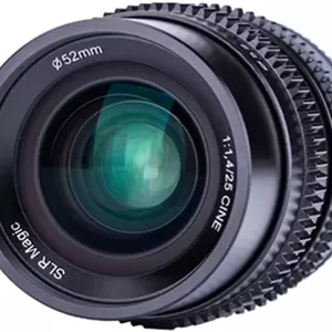 لنز سینمایی فول فریم SLR Magic 25mm F1.4 با دیافراگم باز به همراه فیلتر ND قابل تنظیم