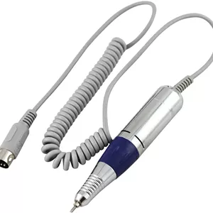 قلم دسته مانیکور دریل STUFY با سرعت 25000-30000 دور در دقیقه، ابزار مانیکور، قطعه دستی مانیکور برای جایگزینی دستگاه مانیکور برقی (رنگ: آبی) 