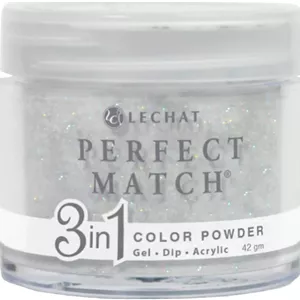 پودر کاشت ناخن Lechat، پودر اکریلیک 2oz 42 گرمی، سیستم دیپینگ، پودر دیپینگ (هولوگرام دیاموند)