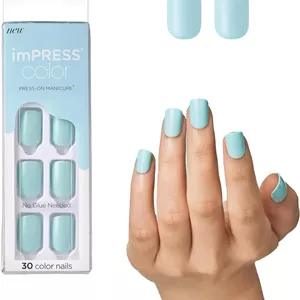 کاشت ناخن فوری Kiss Impress، کیت ناخن ژلی، فناوری Purefit، چسب دار،