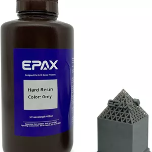 رزین سخت پرینتر سه بعدی EPAX برای پرینترهای سه بعدی LCD، ۱ کیلوگرم، خاکستری