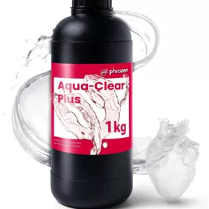 رزین سریع پرینتر سه بعدی Phrozen [Aqua Clear Plus]، رزین فوتوپلیمری کیورینگ UV ال سی دی 405 نانومتری، انقباض کم، دید شفاف، بوی کم، غیر شکننده، چاپ آسان، چاپ سریع