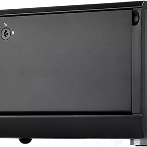 کیس کامپیوتر سینمای خانگی سیلوراستون با پنل جلویی قفل‌شو برای مادربردهای ATX / Micro-ATX مدل GD10B