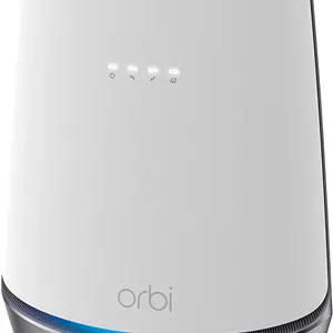 مودم روتر کابلی NETGEAR Orbi WiFi 6 با مودم کابلی داخلی DOCSIS 3.1 (CBR750) | پوشش تا 230 متر مربع، مناسب برای بیش از 40 دستگاه | AX4200 (تا 4.2 گیگابیت بر ثانیه) (بازسازی شده)