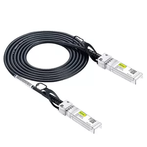 کابل Twinax SFP  DAC 10Gtek - کابل مسی اتصال مستقیم پسیو 10GBASE-CU SFP برای سیسکو SFP-H10GB-CU2M، یوبیکیوتی UniFi UC-DAC-SFP ، مراکی، Fortinet، دی-لینک، 2 متری (6.6 فوت) | 0.25-12 متر انتخابی