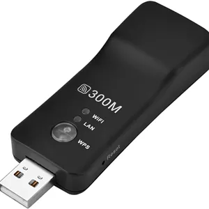 مینی افزایش دهنده برد، مینی تقویت کننده تکرار کننده USB 300M، آداپتور شبکه تلویزیون هوشمند AP برای تلویزیون هوشمند، لپ تاپ، تلفن همراه، تبلت