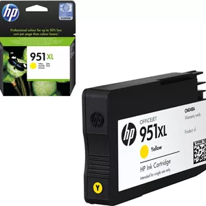 کارتریج جوهر اصلی زرد با بازدهی بالا HP 951XL مدل CN048AE