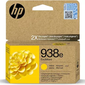 کارتریج جوهر اصلی زرد HP 938e EvoMore مدل 4S6Y1PE سازگار با HP Officejet Pro 9720, 9730, 9120, 9120b, 9110b, 9130, 9130b