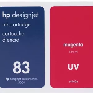 کارتریج جوهر ماژنت 680 میلی لیتری HP 83 DesignJet UV مدل C4942A