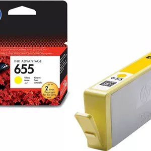 کارتریج جوهر اصلی زرد HP 655 مدل CZ112AE