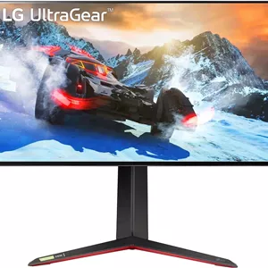 مانیتور گیمینگ 27 اینچی ال‌جی مدل 27GP95R-B UltraGear UHD (3840 x 2160) Nano IPS با زمان پاسخ‌دهی 1 میلی‌ثانیه و نرخ تازه‌سازی 144 هرتز، سازگار با NVIDIA G-SYNC و AMD FreeSync Pro، قابلیت تنظیم شیب، ارتفاع، چرخش و محور