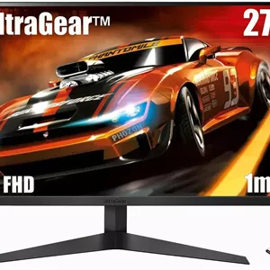 مانیتور گیمینگ 27 اینچی LG Ultragear FHD (1920 x 1080)، 165 هرتز، 1 میلی‌ثانیه، AMD FreeSync Premium و Black Stabilizer، صفحه نمایش 3 طرفه تقریبا بدون حاشیه، مشکی، همراه با کابل HDMI MTC