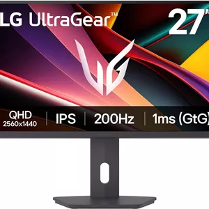مانیتور گیمینگ 27 اینچی LG 27G610A-B Ultragear QHD (2560 x 1440) IPS، 200 هرتز، 1 میلی‌ثانیه، AMD FreeSync Premium، VESA DisplayHDR 400، HDMI، DisplayPort، پایه با قابلیت تنظیم ارتفاع/چرخش/شیب، مشکی