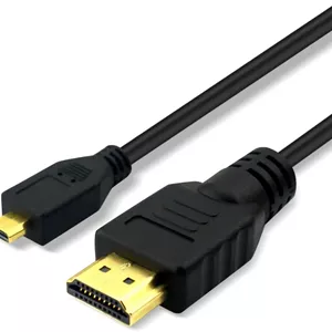 کابل 10 فوتی HDMI به Micro HDMI مدل CBUS برای GoPro Hero، Canon EOS M50 M5 M6 M100 Panasonic LUMIX ZS200 G85 GX850 FZ80 ZS70 LX10 GX85 FZ300 G7 GX8 GX9 ZS100، Sony a6400 a6300 RX0 a9, a7 III, a7R III, a7S II
