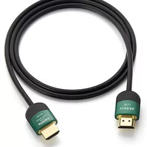 کابل HDMI فوق العاده پرسرعت Zeskit Lite 48Gbps باریک و دارای گواهی 5 فوت، 4K120 8K60 144Hz eARC HDR HDCP 2.2 2.3 سازگار با Dolby Vision Apple TV 4K Roku Sony LG Samsung Xbox Series X RTX 3080 PS4 PS5