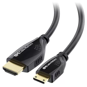 کابل مینی HDMI به HDMI پرسرعت Cable Matters 4K - طول 7.5 متر، HDMI2.0 مناسب برای تبلت ها، نیکون، سونی، کانن DSLR، رزبری پای زیرو