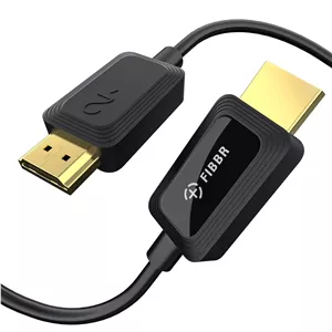 کابل فیبر نوری HDMI 8K فیبر، 3 متر، کابل HDMI 2.1 پرسرعت 48 گیگابیت بر ثانیه 8K@60Hz 4K@120Hz HDR پویا/eARC/HDCP 2.3، کابل HDMI فوق العاده HD سازگار با تلویزیون های LG Samsung Sony /PS5/Blu-ray