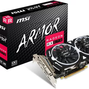 کارت گرافیک MSI Gaming Radeon RX 570 256-bit با 8 گیگابایت حافظه GDRR5 و پشتیبانی از DirectX 12 و VR و CFX (RX 570 ARMOR 8G OC)