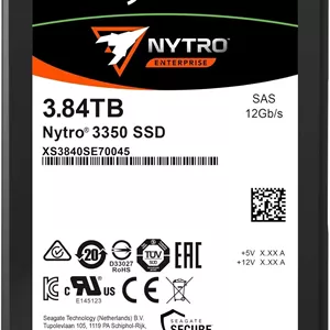 حافظه اس اس دی داخلی سیگیت Nytro 3050 با ظرفیت 3.84 ترابایت، سایز 2.5 اینچ و رابط SAS 12Gb/s