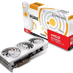 کارت گرافیک گیمینگ سافایر مدل PURE AMD Radeon RX 7800 XT با 16 گیگابایت حافظه GDDR6 و معماری AMD RDNA 3