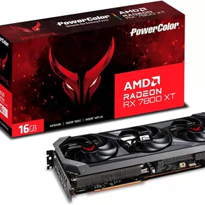 کارت گرافیک پاورکالر Red Devil AMD Radeon RX 7800 XT با 16 گیگابایت حافظه GDDR6
