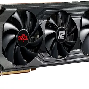 کارت گرافیک گیمینگ پاورکالر Red Devil AMD Radeon™ RX 6800 XT با 16 گیگابایت حافظه GDDR6، مجهز به AMD RDNA™ 2، Raytracing، PCI Express 4.0، HDMI 2.1 و AMD Infinity Cache