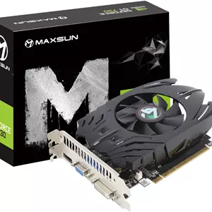 کارت گرافیک مکس سان GeForce GT 730 با حافظه 4 گیگابایت، مناسب کامپیوتر، طراحی ITX، رابط PCI Express، دارای خروجی DVI-I، HDMI و VGA با پشتیبانی از کیفیت 4K و چند نمایشگر