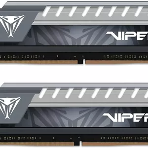 کیت دو کاناله 8 گیگابایتی (2x4GB) Patriot Viper Elite Series DDR4 2666MHz PC4-21300 (مشکی/خاکستری) مدل PVE48G266C6KGY