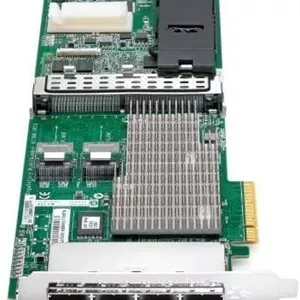 کنترلر اچ پی مدل Smart Array P812، دارای 24 پورت، 1 گیگابایت حافظه، PCIe، SAS، پشتیبانی از حداکثر 108 هارد دیسک (بازسازی شده)