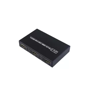 سوئیچ KVM دو به یک HDMI/USB مدل AM-KVM 201CL با پشتیبانی از کیفیت HD 2K*4K، اشتراک‌گذاری 1 مانیتور/مجموعه ماوس و کیبورد بین 2 میزبان