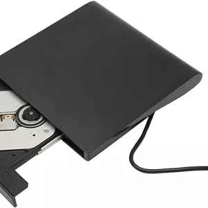 دی وی دی رایتر اکسترنال USB3.0 Bewinner، درایو نوری CD DVD ROM قابل حمل با آداپتور USB C، پخش کننده CD DVD باریک برای لپ تاپ CD DVD برای 7، 8، 10