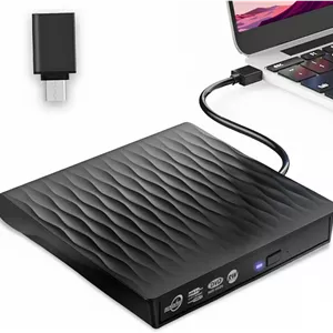 درایو DVD اکسترنال NALACAL، رایتر CD قابل حمل، درایو نوری USB 3.0 Type-C DVD ROM، پخش کننده RW برای لپ تاپ، کامپیوتر رومیزی، ویندوز 7، 11، 10، مک پرو و مک بوک ایر