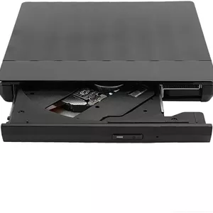 درایو DVD اکسترنال، درایو CD/DVD/RW قابل حمل USB 3.0 Type C / پخش کننده DVD برای لپ تاپ CD ROM Burner سازگار با لپ تاپ دسکتاپ PC Windows Linux OS (مشکی)