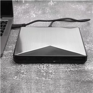 دی وی دی رایتر USB، درایو نوری اکسترنال USB 3.0، مناسب برای کامپیوترهای رومیزی و لپ تاپ برای WindowsXP/2003/2000/Vista/7/8.1/10/