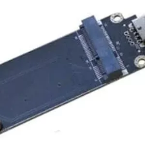 برد آداپتور مینی PCI Express/PCIE به USB برای مودم ماژول WiFi Wireless WWAN 4G LTE با اسلات کارت SIM UIM (MINIPCIEUSB TYPE3)