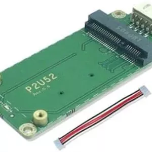 برد آداپتور مینی PCI Express/PCIE به USB برای مودم ماژول WiFi بی‌سیم WWAN 4G LTE با اسلات کارت SIM UIM (MINIPICIE 4PIN PH2.54)