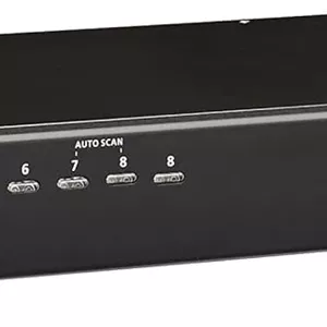 سوئیچ KVM دیسپلی پورت/USB تریپ لایت 8 پورت صدا/تصویر 4K 60 هرتز 1URM (B024-DPU08)