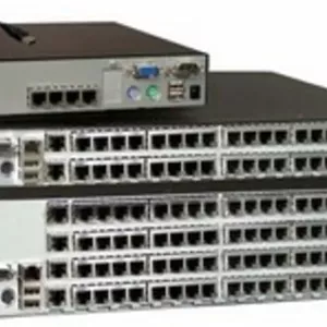 سوئیچ KVM - دارای 32 پورت KVM - 1 کاربر محلی - 8 کاربر IP - رومیزی
