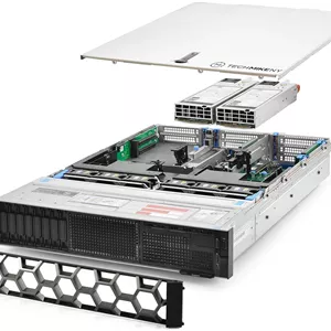 سرور TechMikeNY 2X Silver 4114 2.20Ghz 20 هسته ای 64GB RAM 8X Caddies PowerEdge R740 (بازسازی شده)