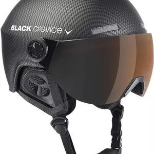 کلاه اسکی BLACK CREVICE Gstaad I کلاه اسکی با نقاب به سبک خلبانی در رنگ های مختلف I کلاه اسکی مردانه و زنانه I کلاه اسکی از جنس پلی کربنات I کلاه اسکی تنفسی I قابلیت تنظیم سایز